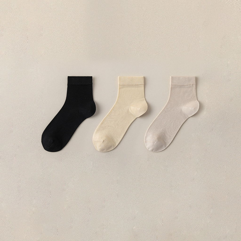 Women's Cozy Socks 3-Pack For Ultra-Soft Home Essentials REAL SILK LIFE