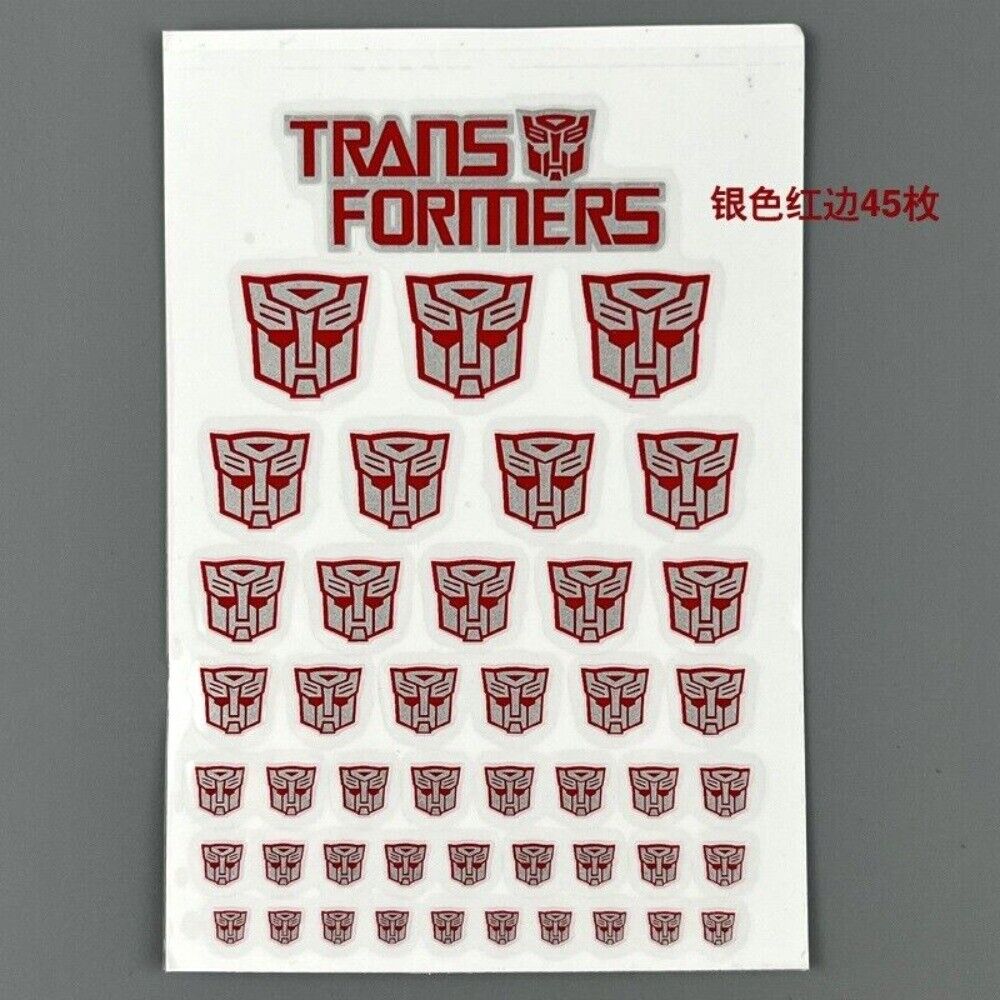 Transformables Autobots & Decepticons G1 G2 Logo Stickers - Official Style Robot Decals & Symbols | IN STOCK