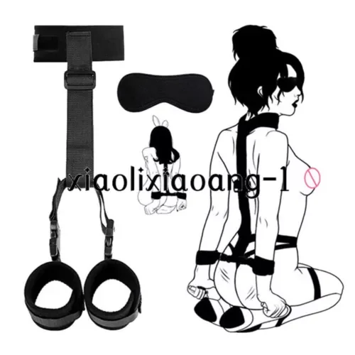 pornhint Pornhint Binding Sexy Handcuffs Neck Collar Whips Masks Clamps Couples Sexual Aids Libido
