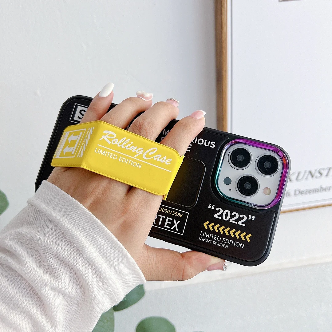 For iPhone 13/14 Series Metal Lens Ring Holder Phone Case