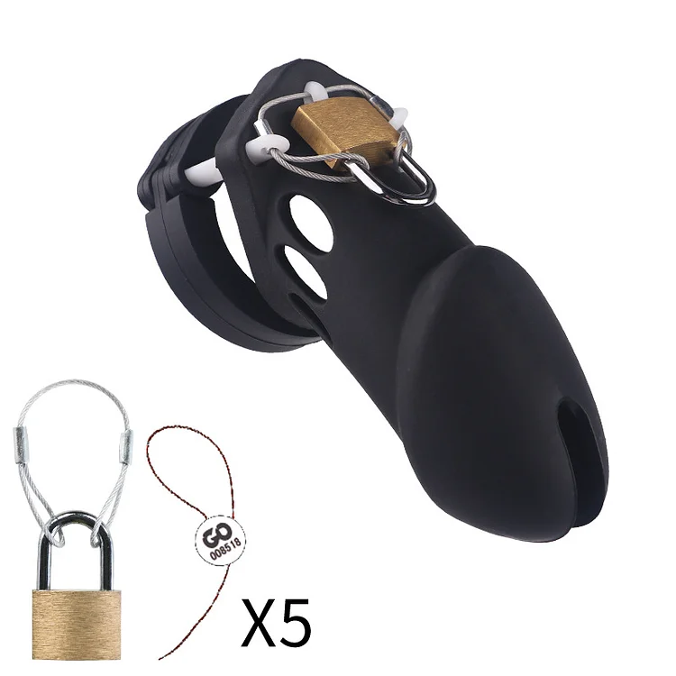 Male's Silicone Chastity Device Cage  Weloveplugs