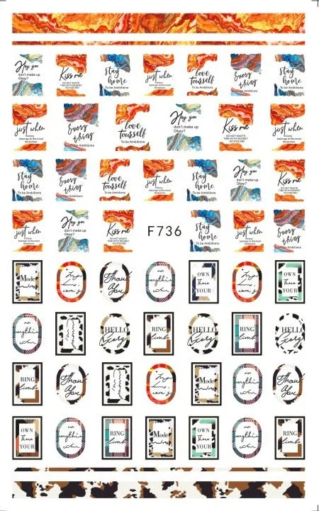 3D Flowers Charms Nail Art Decoration Stickers Geometry Leaf Floral Decorations Nail Design Gel Polish Summer Decals Wraps-Nail Inspo