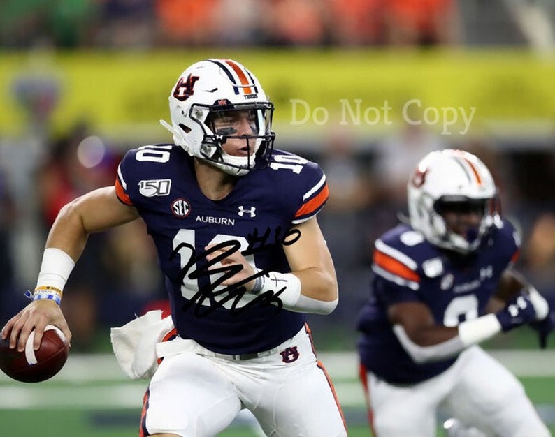 Bo Nix Signed Photo Poster painting 8x10 rp Auto Autographed Picture Auburn Tigers