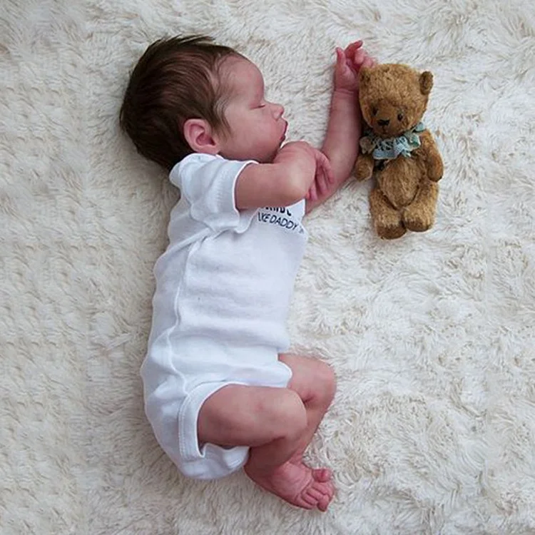  Albie Lebensechte Babypuppe aus flexiblem Silikon - RSDP-Rebornbabypuppen-Rebornbabypuppen.de®