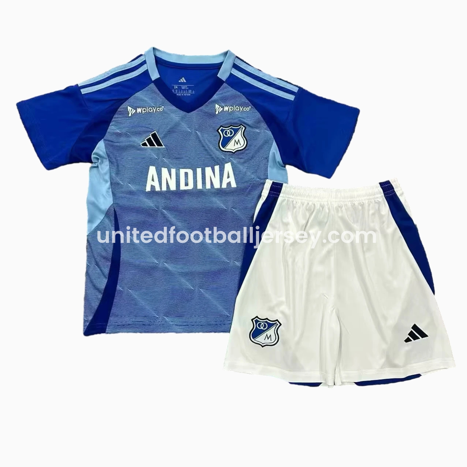 Millonarios 25-26 Home Kids Kit
