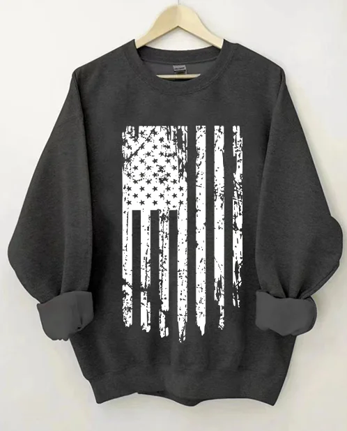 USA Flag Sweatshirt