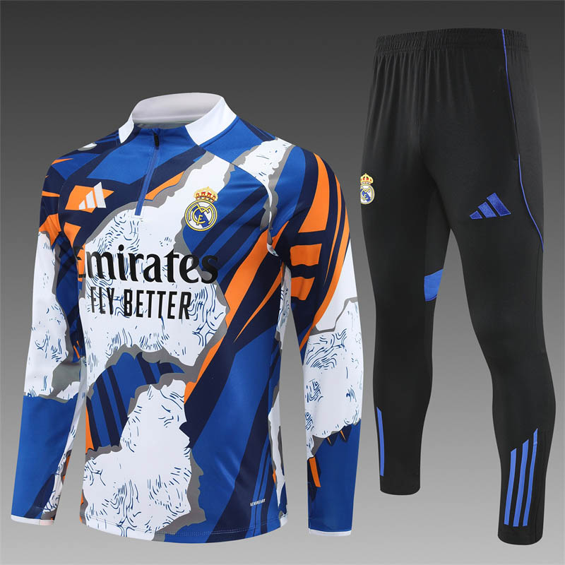 2025-2026 Real Madrid Training Suit Football Shirt 1:1 Thai Quality- Maxi Kit