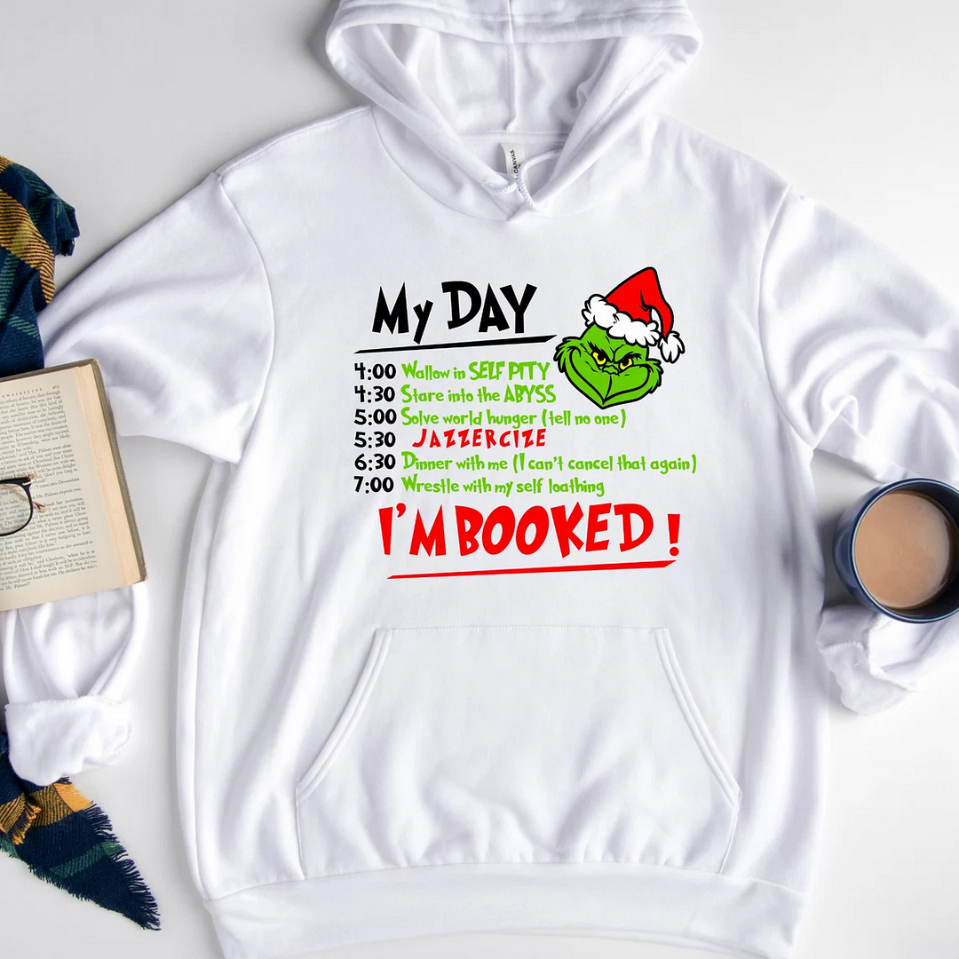 Christmas Hoodie MY DAY GRINCH