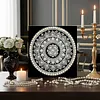 Framed Mandala - Pearls Painting Kit DIY Diamond Painting Pearl Dot Crafts 25*25CM