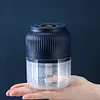 Electric Garlic Chopper 300ML Portable Cordless Mini Food Processor Rechargeable Vegetable Chopper Blender for Nuts Chili Onion Minced Meat and Spices