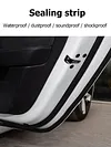 Car Door Seal Strip Kit Soundproof Rubber Auto Door Sealant for Tesla Model 3 Y