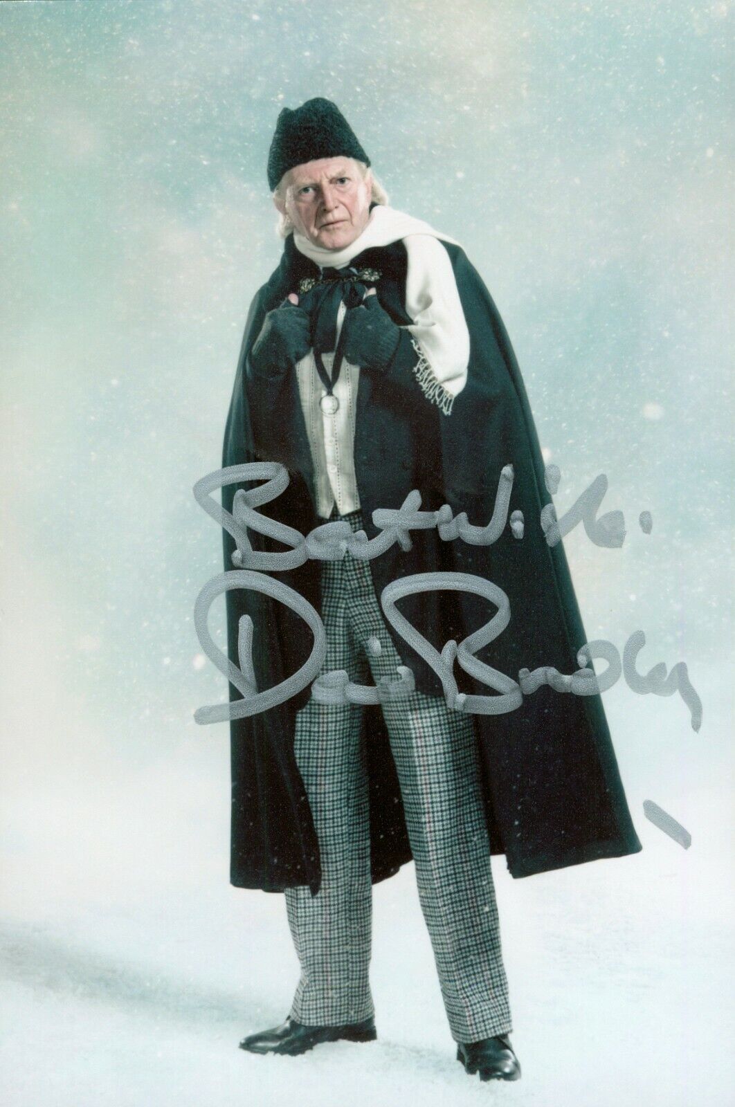 David Bradley Signed 6x4 Photo Poster painting Doctor Who The Doctor Harry Potter Autograph +COA