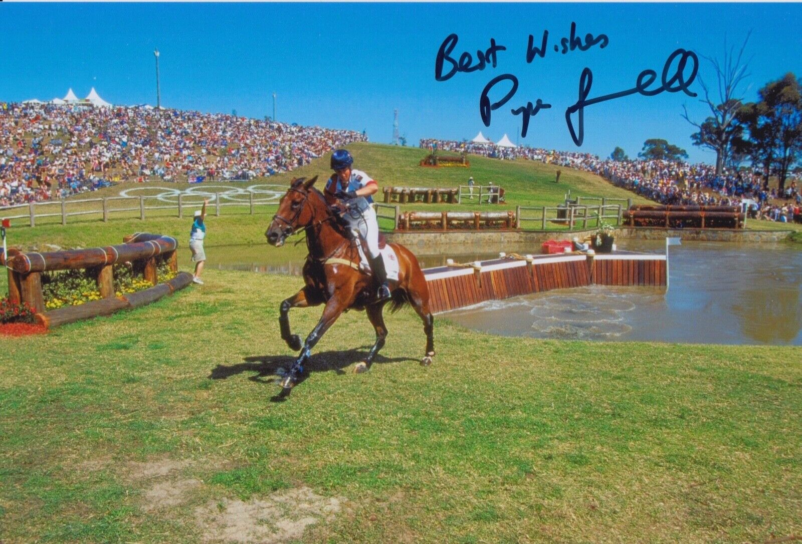 PIPPA FUNNELL HAND SIGNED 12X8 Photo Poster painting OLYMPICS AUTOGRAPH LONDON 2012 7