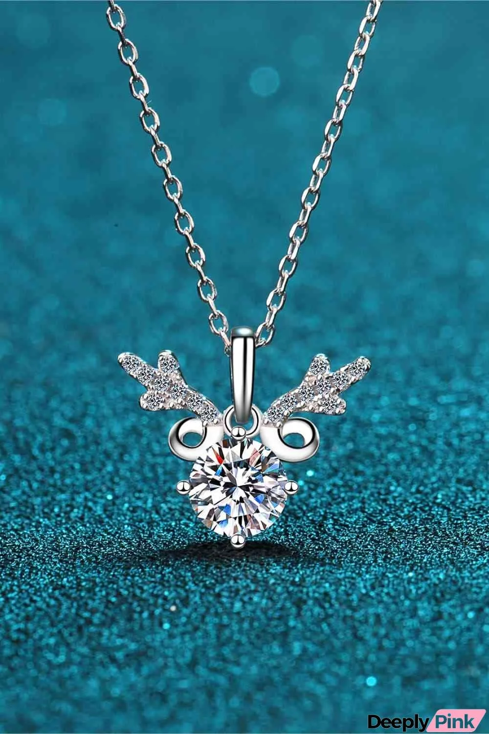 1 Carat Moissanite 925 Sterling Silver Necklace