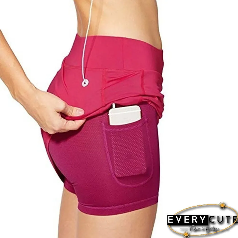 Summer Fashion Women's Active Athletic Skort Skirt With Pockets For Running Tennis Workout