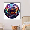 Haunted House Glass Painting-Paint by Numbers Acrylic Painting 50*50CM