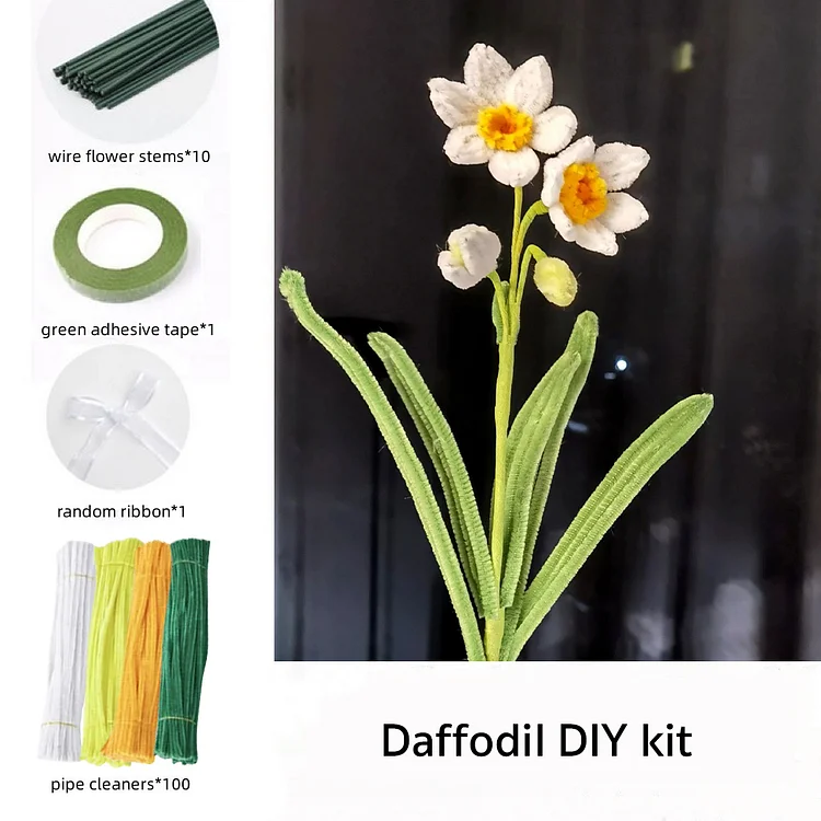 DIY Pipe Cleaners Kit - Daffodil veirousa