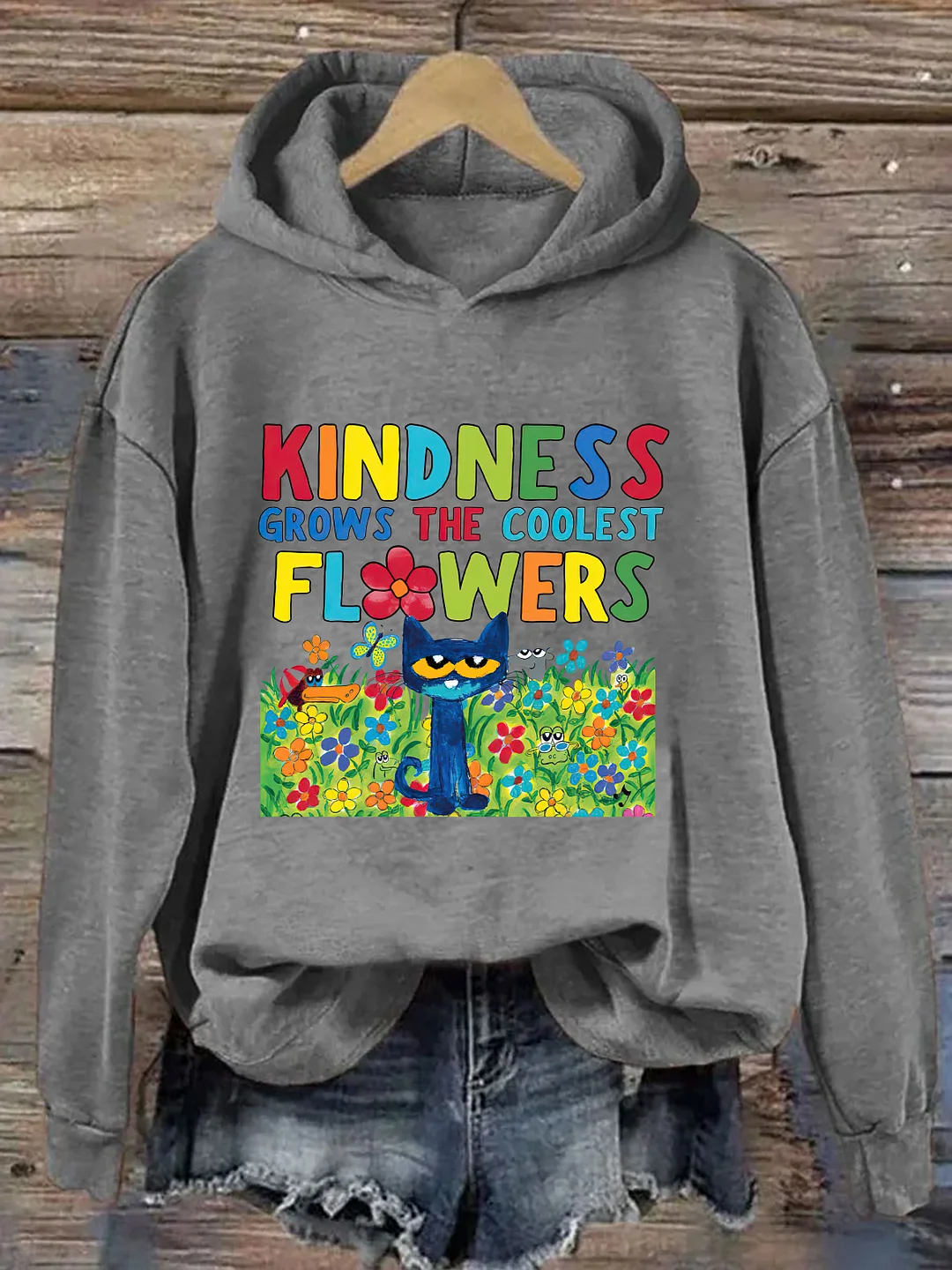 Kindness Grows The Coolest Flowers Hoodie