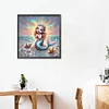 Diamond Painting -DIY Full Square Drill Cartoon Mermaid(35*35 CM)