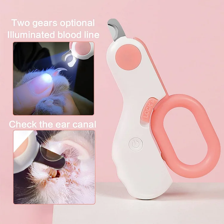 Pet Nail Clippers, with LED Lights, Avoid Excessive Cutt 3