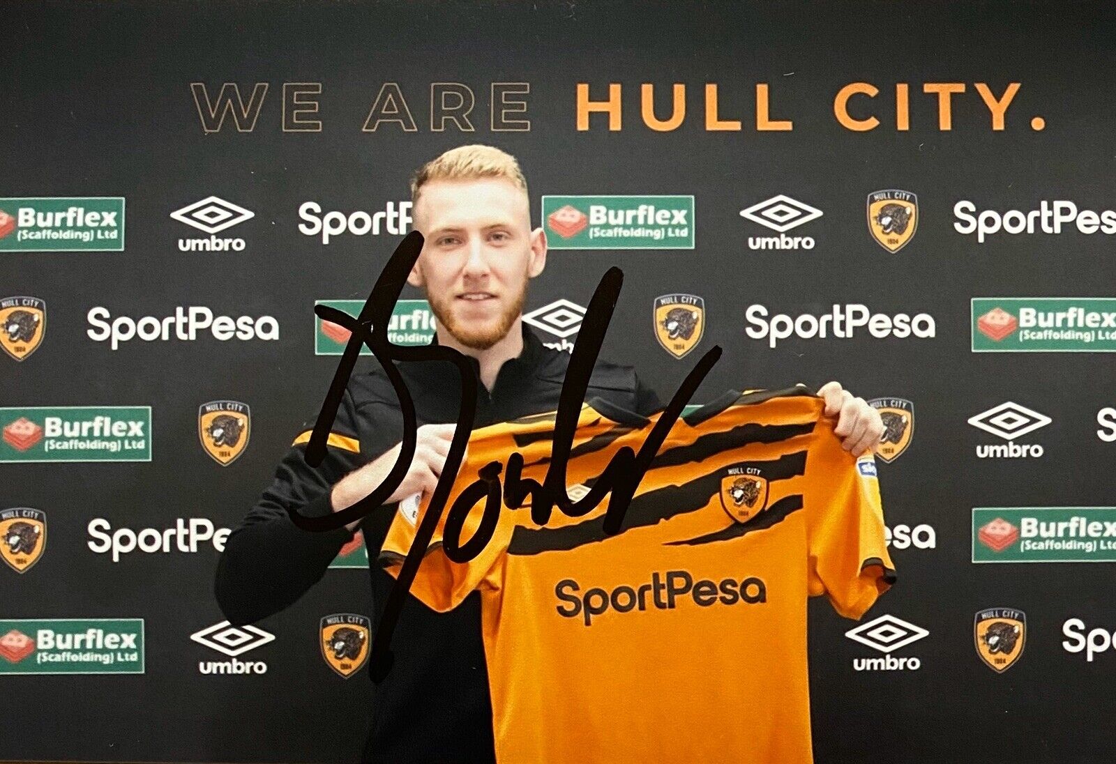 Josh Bowler Genuine Hand Signed 6X4 Photo Poster painting - Hull City 2