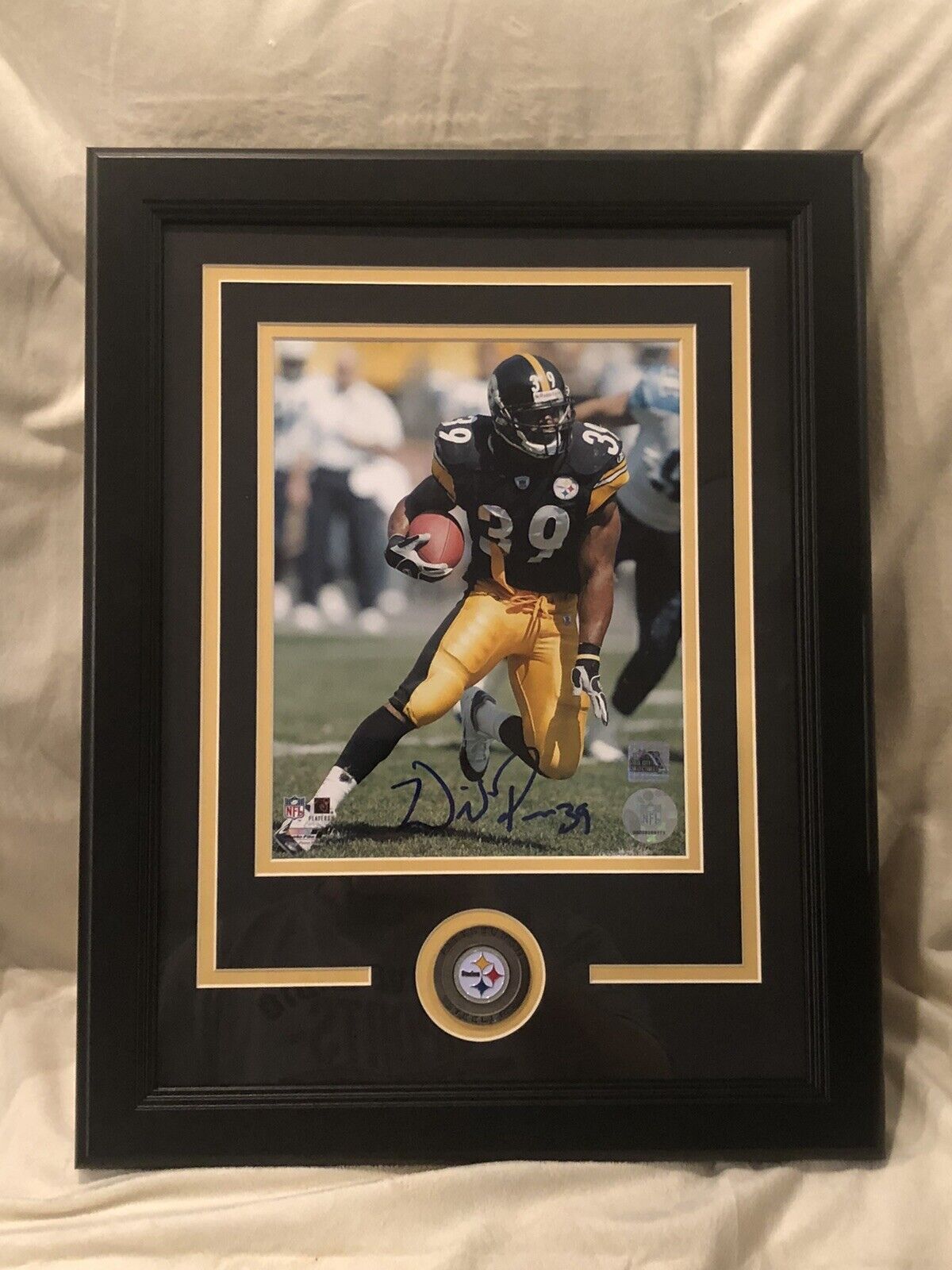 Willie Parker PITTSBURGH Steelers Signed Framed 8x10 Photo Poster painting SB XL Champ COA