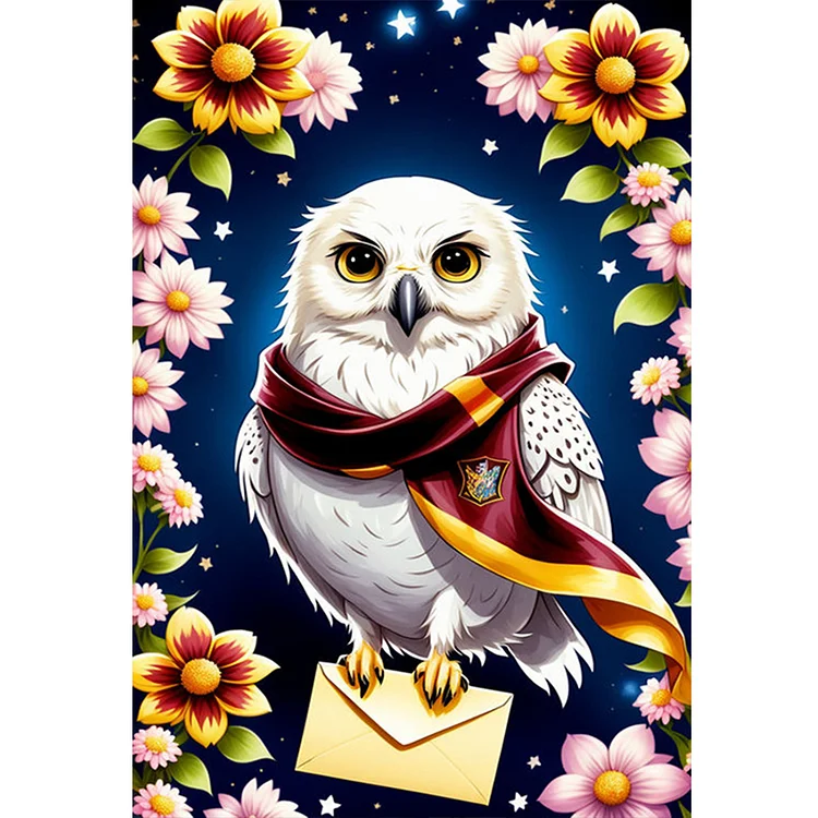 【Huacan Brand】Harry Potter Owl 11CT Stamped Cross Stitch 40*60CM