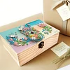 5D DIY Diamond Painting Handmade Wood Storage Box Crystal Storage Case (Guitar)
