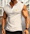 Men's Hooded Muscular Sleeveless Casual Shirt