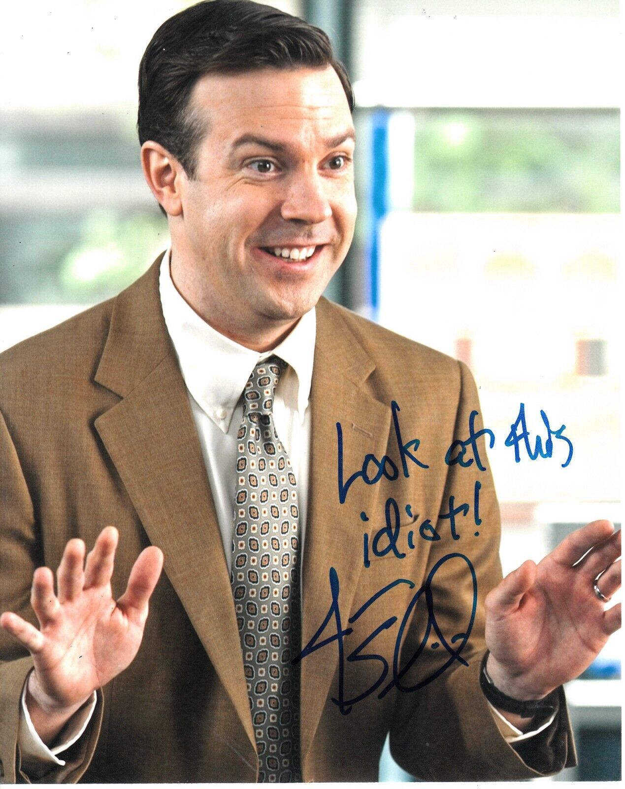 JASON SUDEIKIS SIGNED Photo Poster painting UACC REG 242 AUTOGRAPHS AUTHENTIC (1)