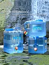 Portable Container with Faucet Camping Equipment Outdoor Water Bucket for Hiking