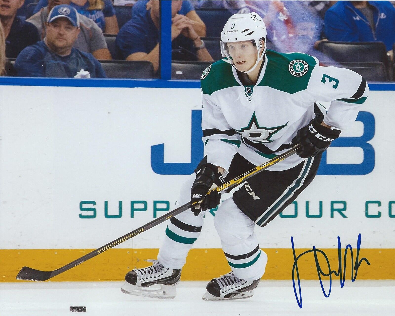 John Klingberg Signed 8x10 Photo Poster painting Dallas Stars Autographed COA C