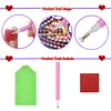 12pcs Colorful Butterflies Double-Sided DIY Diamond Painting Keychain Kit