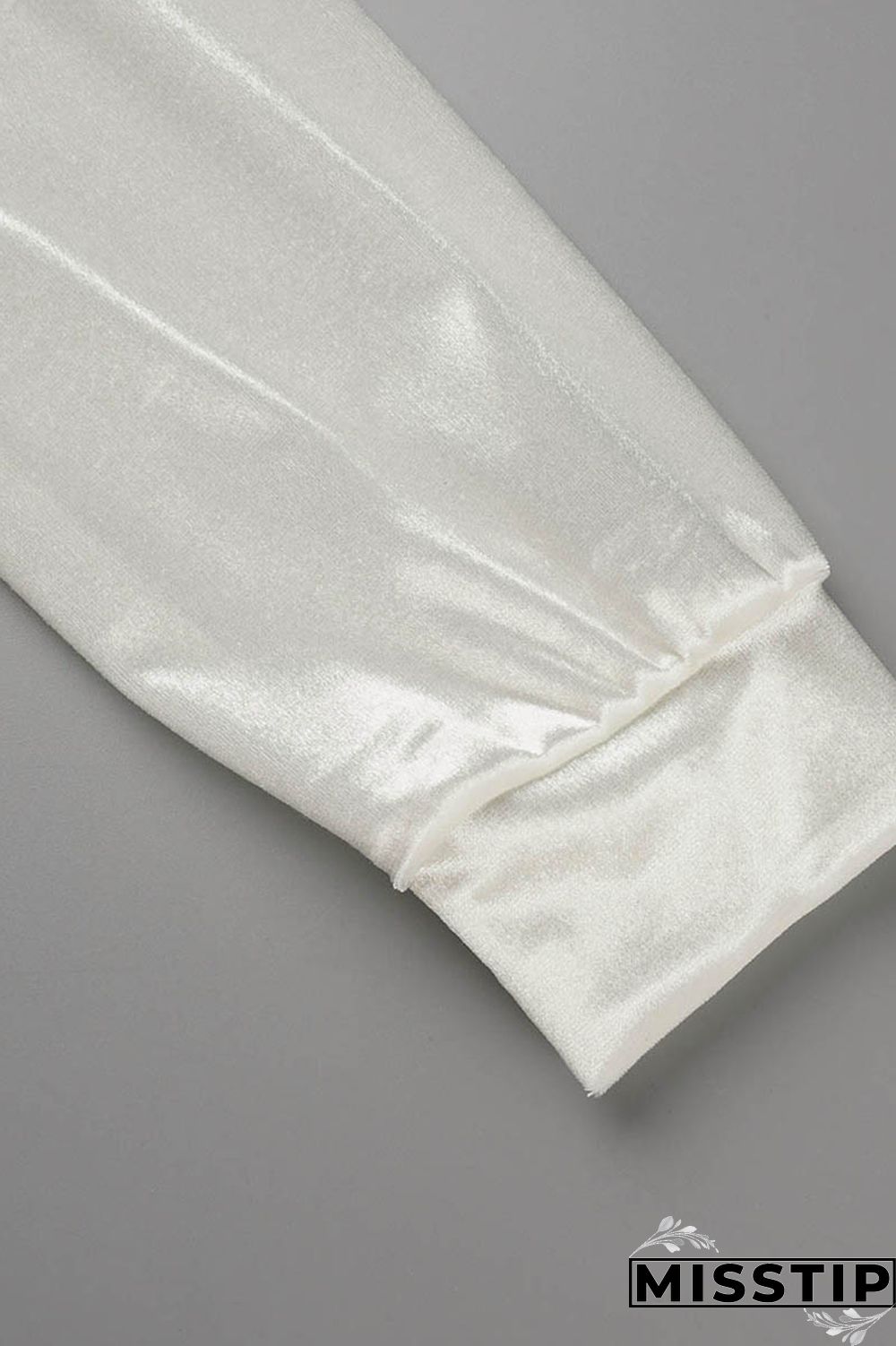 White Casual Solid Patchwork Hooded Collar Long Sleeve Two Pieces