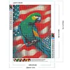 Diamond Painting -5D Full Round Drill US Flag Animal