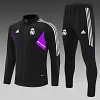 2022/2023 Real Madrid Long Zipped Jacket Black Football Shirt 1:1 Thai Quality Set