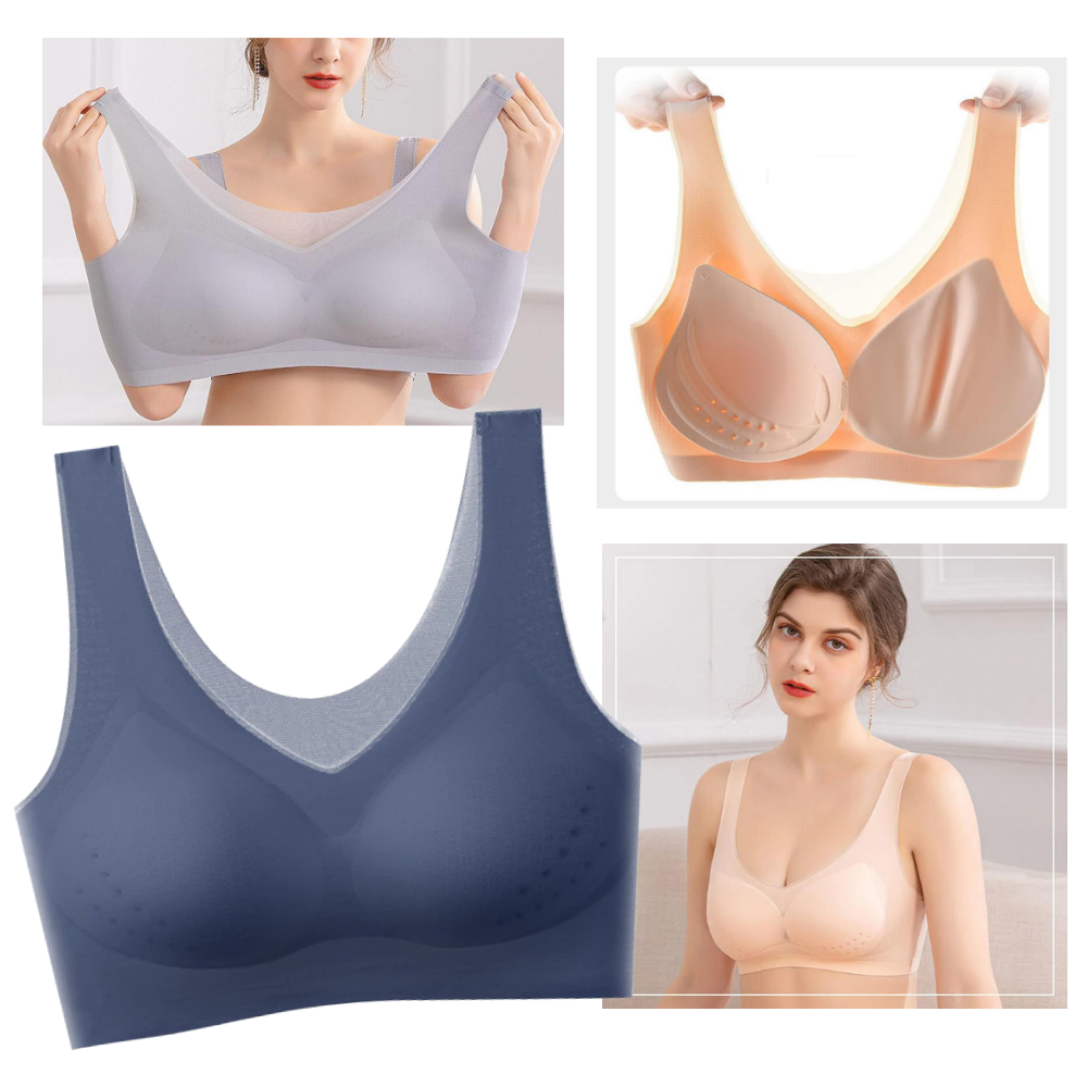 Ultra-thin Ice Silk Seamless Bra ?Seamless Wireless Bra -