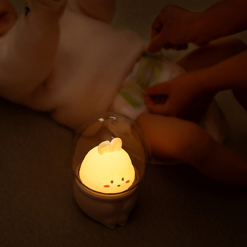 

LED Children Night Light Kids Rabbit/Cat USB Bedroom Colorful Animal Lamp, 501 Original