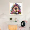House Gnome-11CT Stamped Cross Stitch 40*40cm/15.75*15.75in