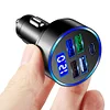 5 Ports Car Charger USB C Car Adapter 15.5W 4USB+Type-C for iPhone for Samsung