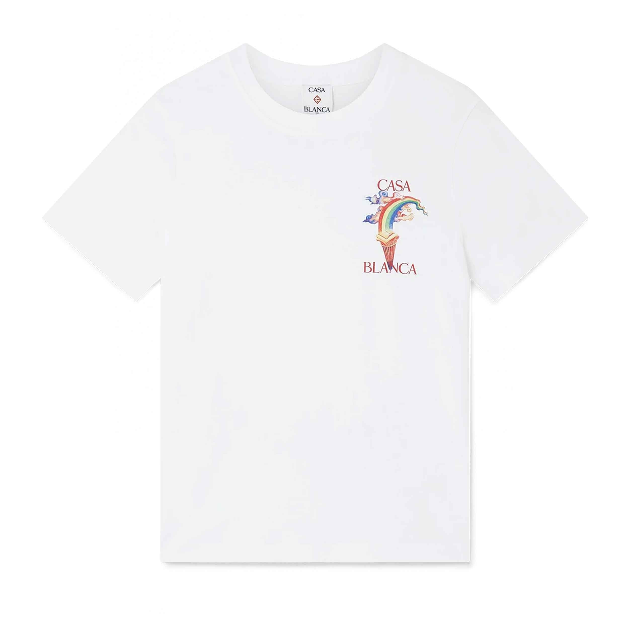 Casablanca Nature Teacher T-Shirt in White
