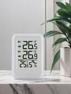 Wireless Weather Station Temperature and Humidity Monitor 100m Range for Desktop
