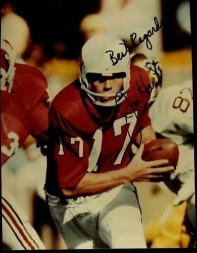 Jim Hart Cardinals Signed 8x10 Photo Poster painting Jsa Autograph Authentic