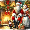Santa Claus - Diamond Painting - Full Round Drill (Canvas|40*40cm)
