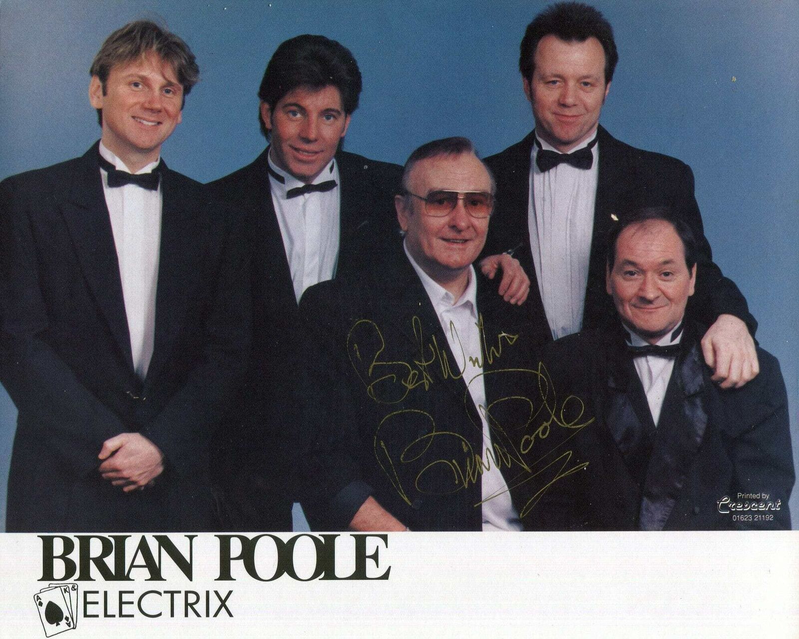 Brian Poole & Electrix autograph, signed Photo Poster painting