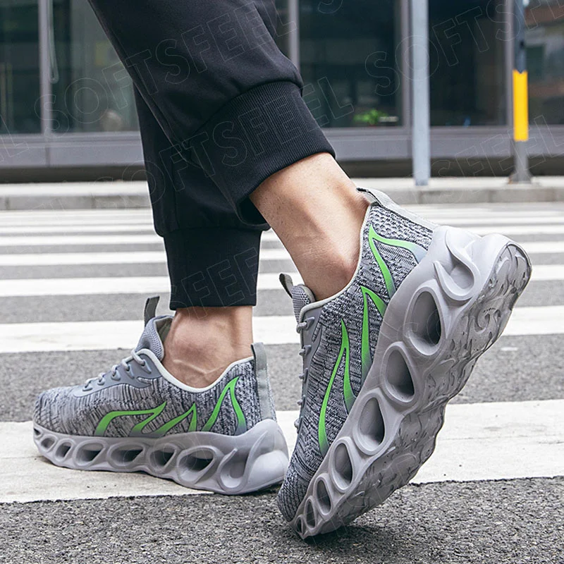 Softsfeel Women's Relieve Foot Pain Perfect Walking Shoes - Gray