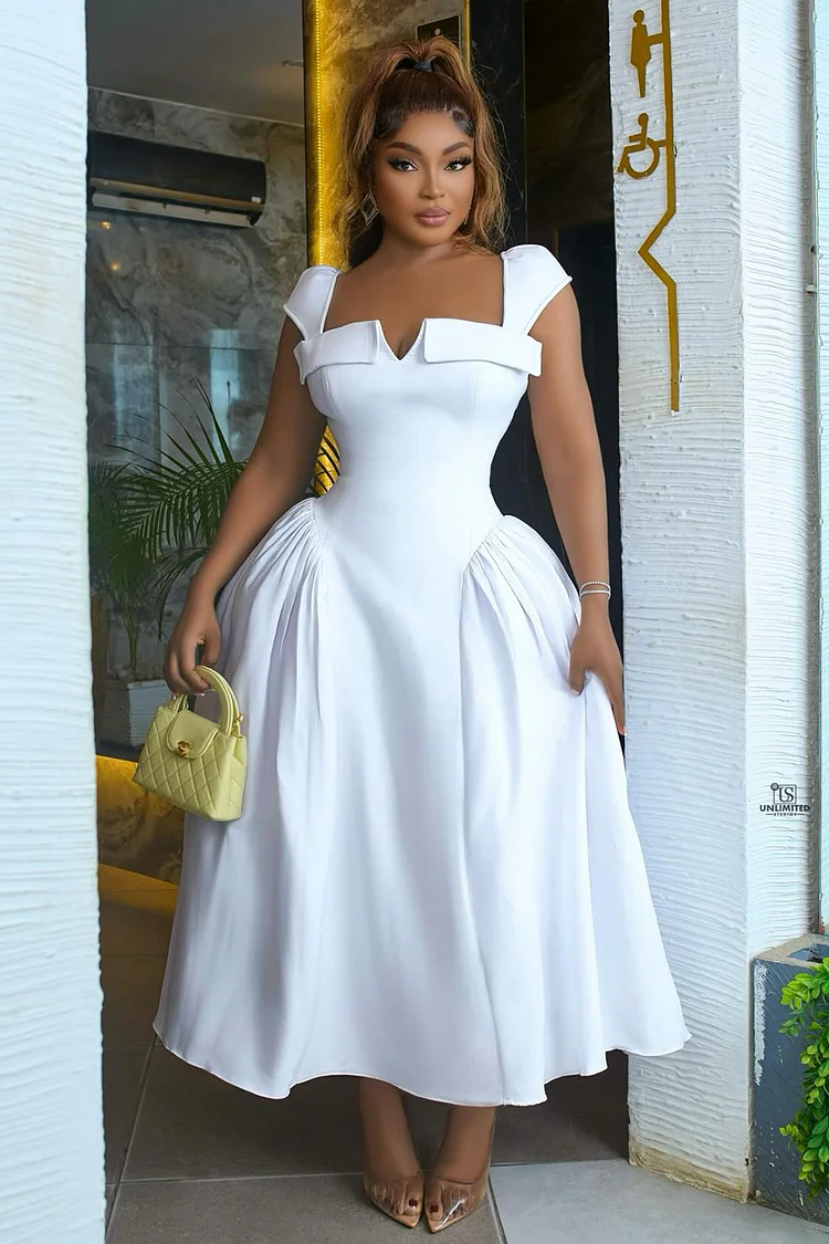 cinched waist formal dress Halter Neckline Pleated Cinched Waist Dresses – Alizeal