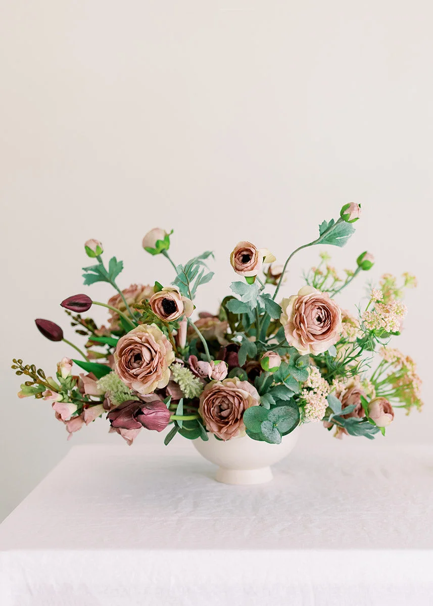 Bundle of 7 Purple Artificial Tulip Flower - 18.5"