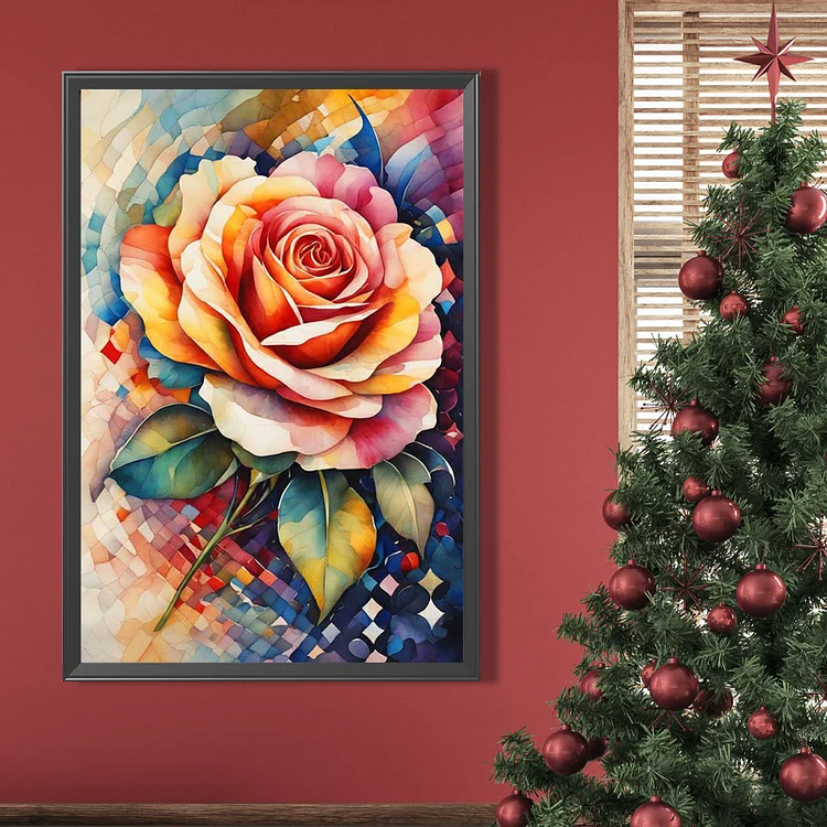 Rainbow Flower 40*80CM(Canvas) Full Round Drill Diamond Painting