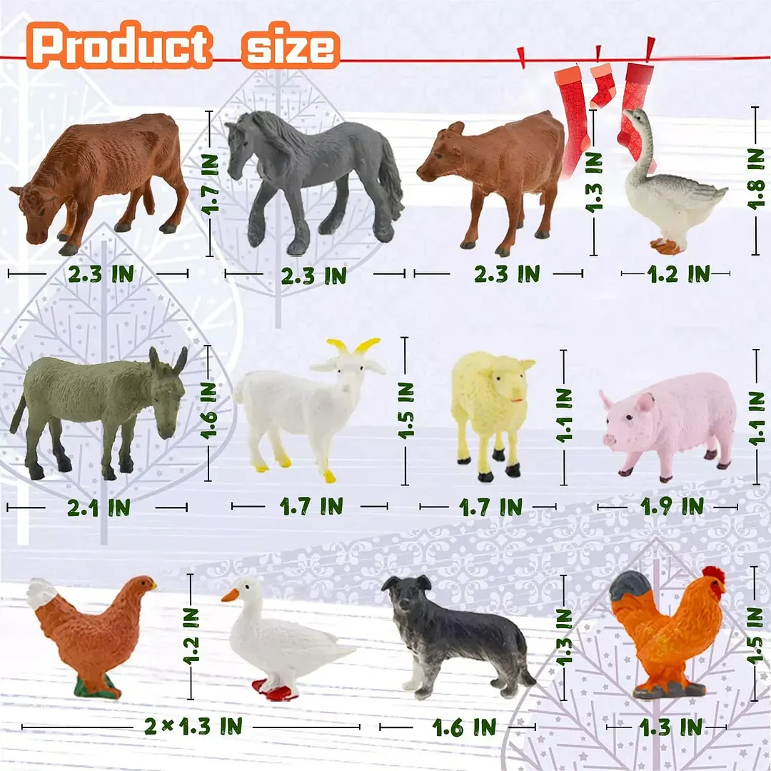 【Christmas Pre-Sale】 Nativity Scene Advent Calendar Set
